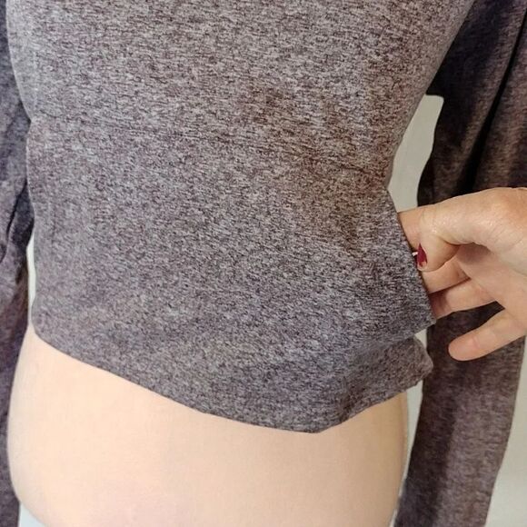 Tag Purple Inspire Long Sleeve Athletic Top with Thumb Holes Large NWOT - Picture 7 of 15